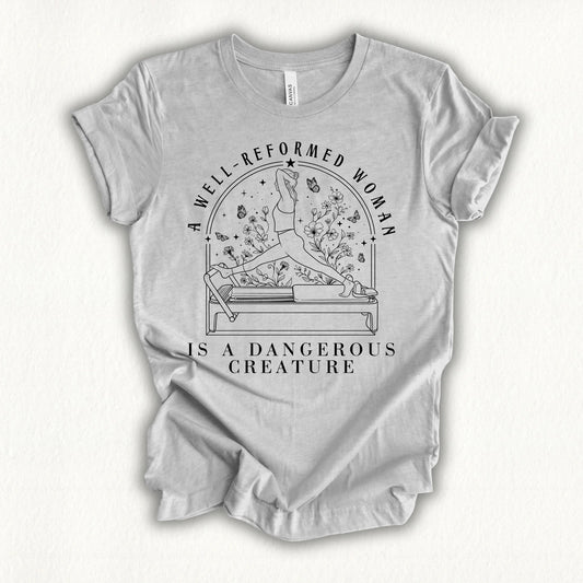 A Well-Reformed Woman T-shirt - in MindCloth Pilates Tshirt Collection