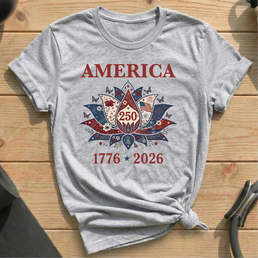 America 250th Yoga T-shirt