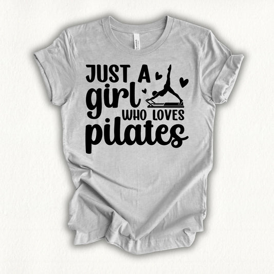 Just A Girl T-shirt - in MindCloth Pilates Tshirt Collection