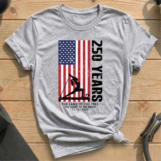 Land of Free T-shirt - in MindCloth Pilates Tshirt Collection