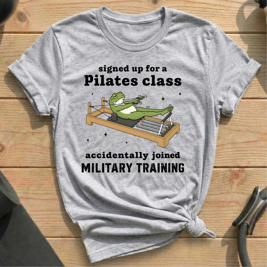 Pilates Military Training T-shirt -Â in MindCloth Pilates Tshirt Collection