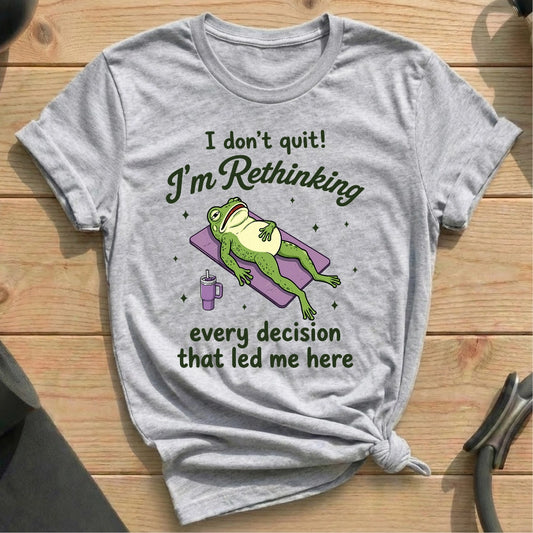 Rethinking T-shirt -Â in MindCloth Pilates Tshirt Collection