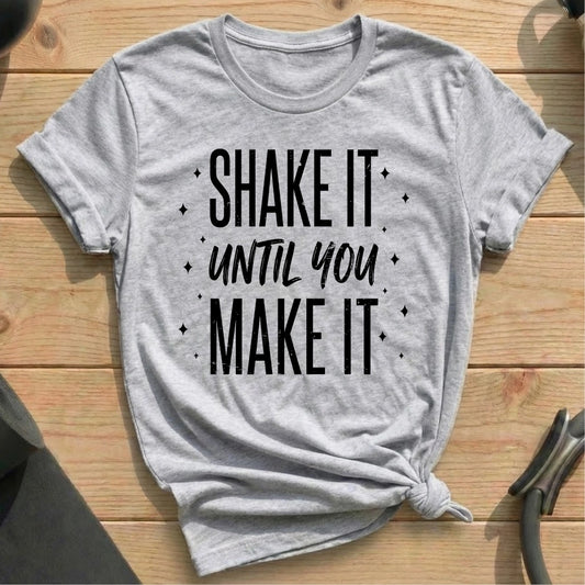 Shake It Make It T-shirt - in MindCloth Pilates Tshirt Collection