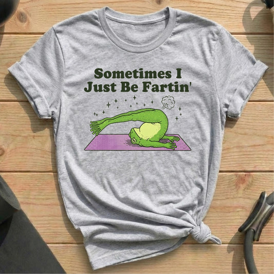 Sometimes I Fart in Pilates Class T-shirt - in MindCloth Pilates Tshirt Collection