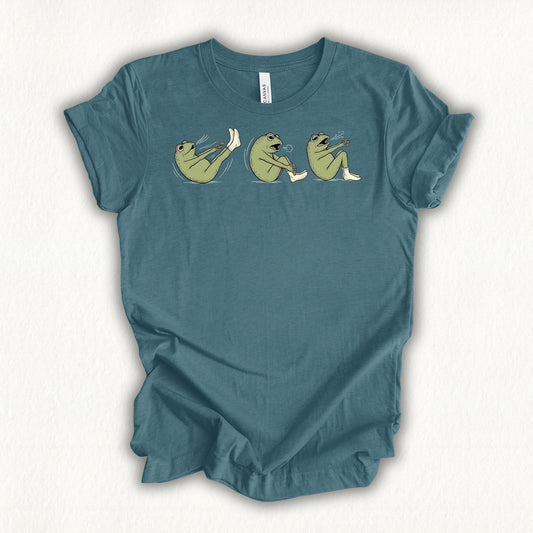 Frog Pilates T-shirt - in MindCloth Pilates Tshirt Collection