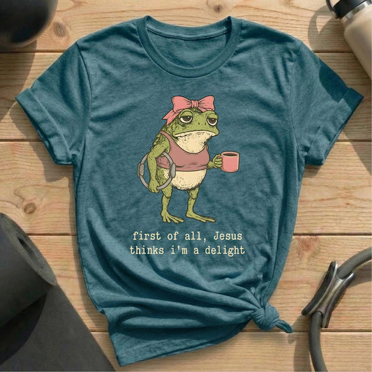 I'm A Delight T-shirt -Â in MindCloth Pilates Tshirt Collection
