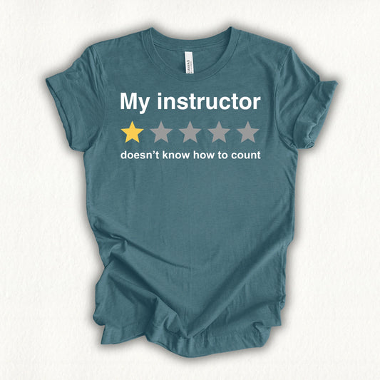 Instructor Rating T-shirt - in MindCloth Pilates Tshirt Collection