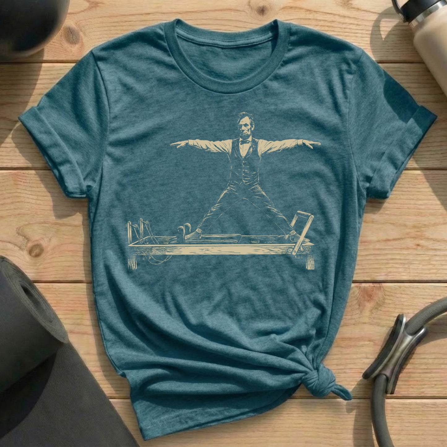 Lincoln Pilates T-shirt - in MindCloth Pilates Tshirt Collection