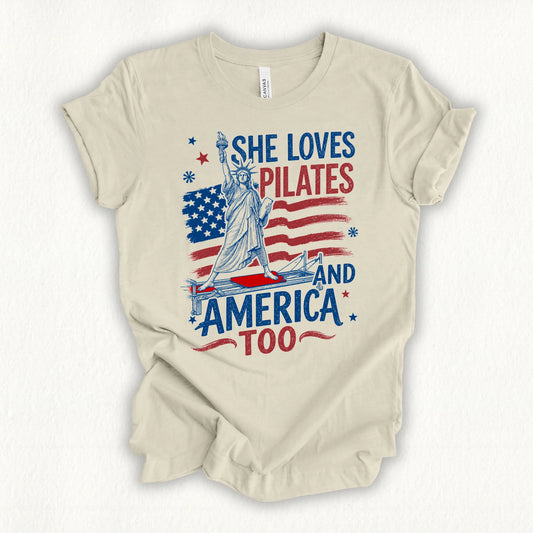Liberty Love Pilates T-shirt - in MindCloth Pilates Tshirt Collection