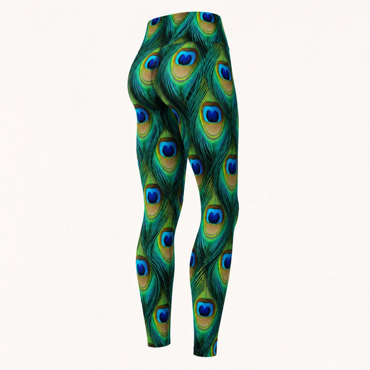 Peacock Luxe Women's Leggings