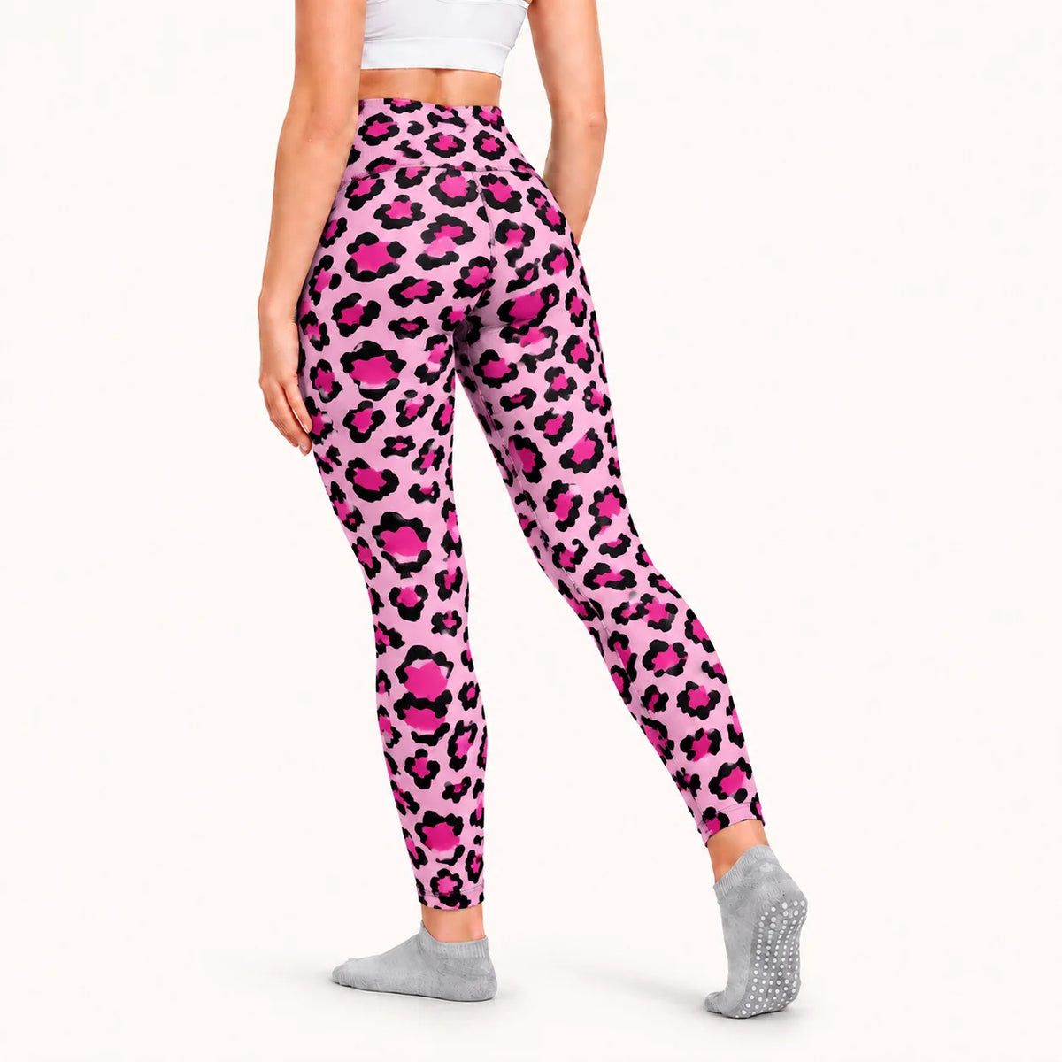 Pink Leopard Women's Leggings