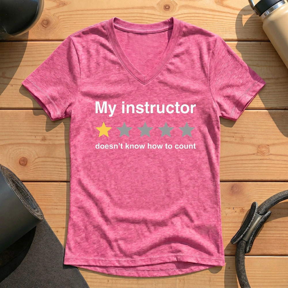 Instructor Rating Lady V-neck