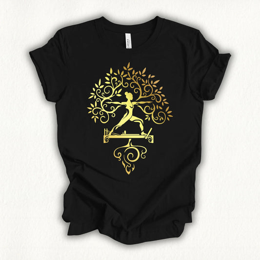 Golden Pilates Tree T-shirt