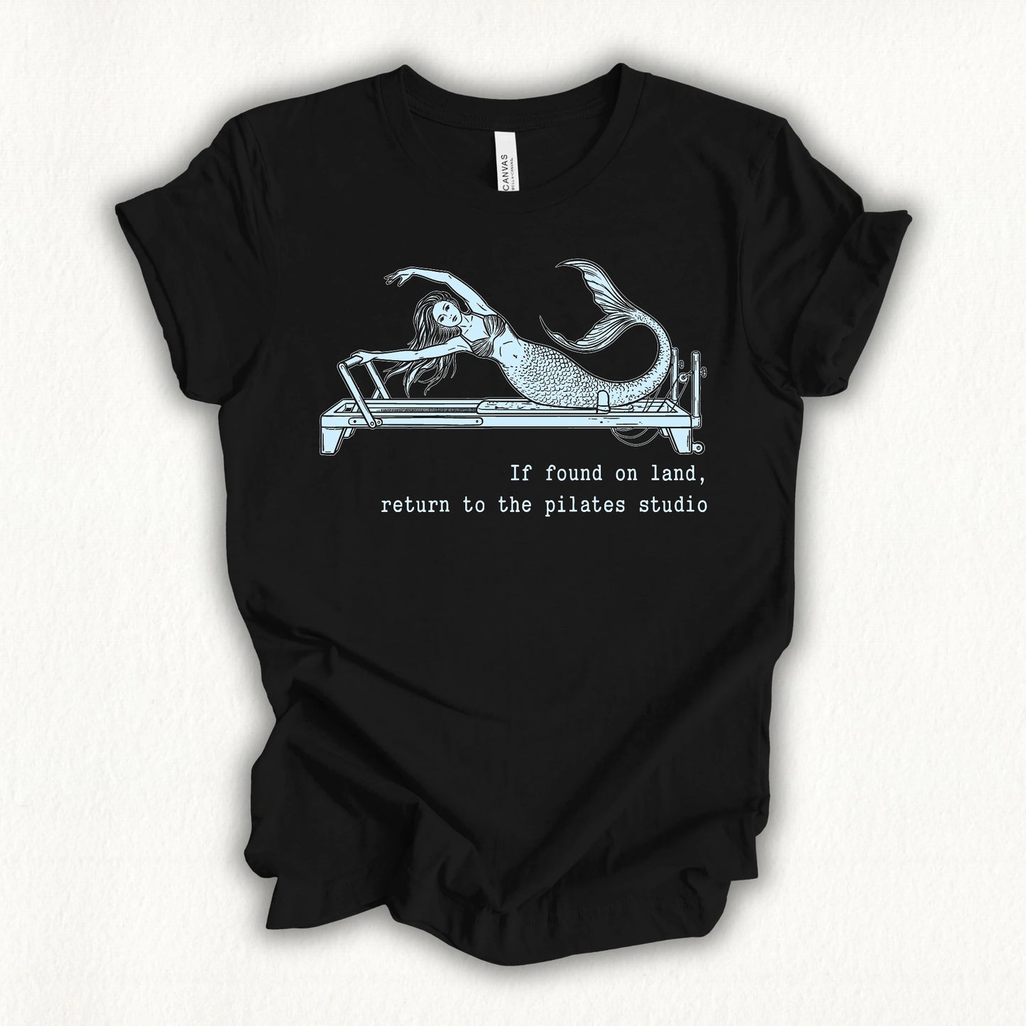 Return To Pilates, Mermaid T-shirt - in MindCloth Pilates Tshirt Collection