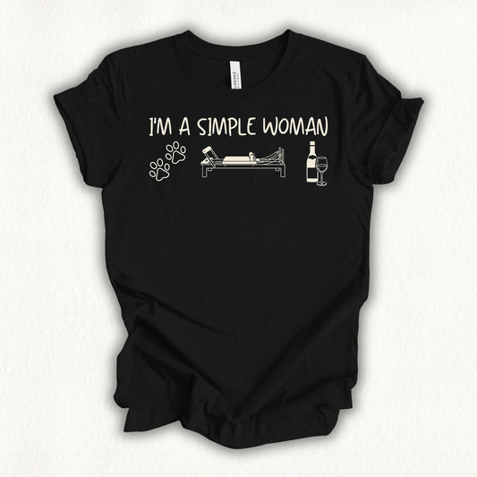 Simple Woman Wine T-shirt