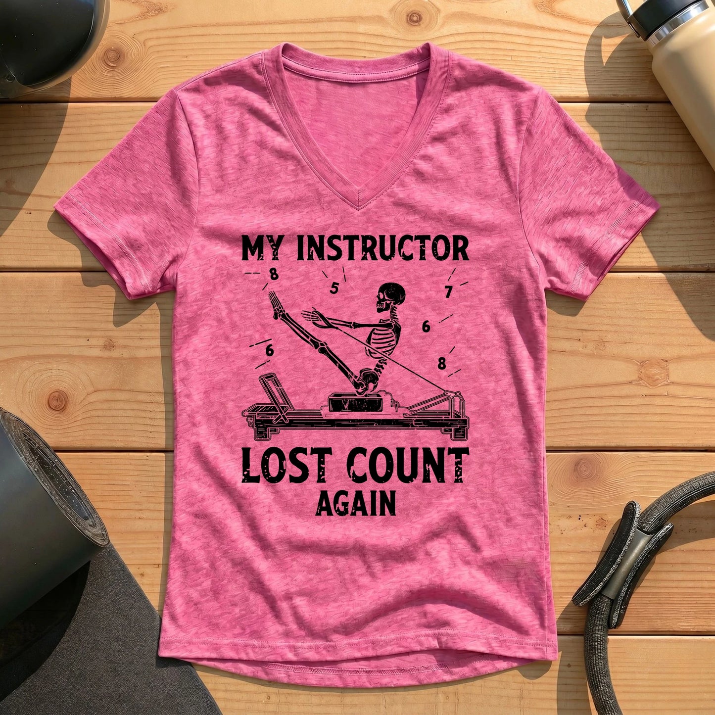 Instructor Lost Count Lady V-neck