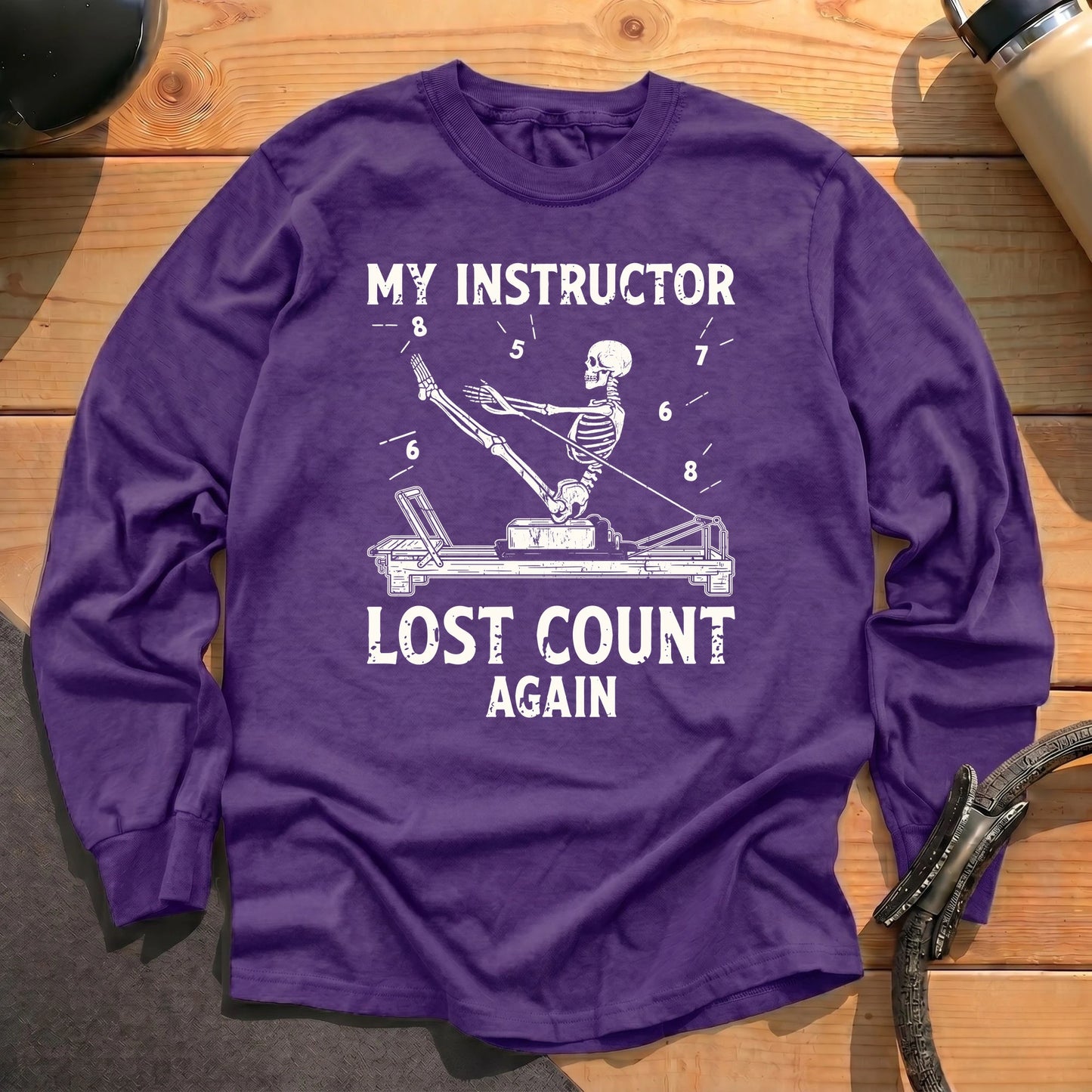 Instructor Lost Count Long Sleeve T-shirt