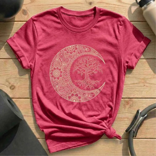 Tree Moon Mandala T-shirt