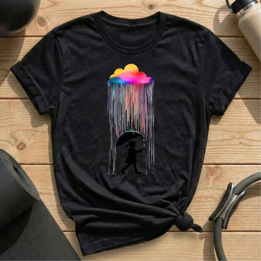 Girls In Rainbow T-shirt
