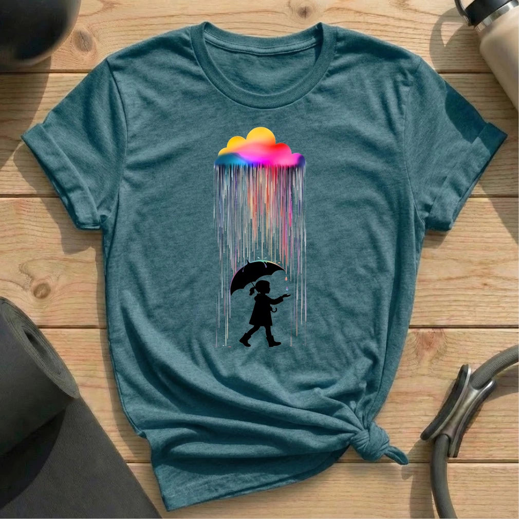 Girls In Rainbow T-shirt