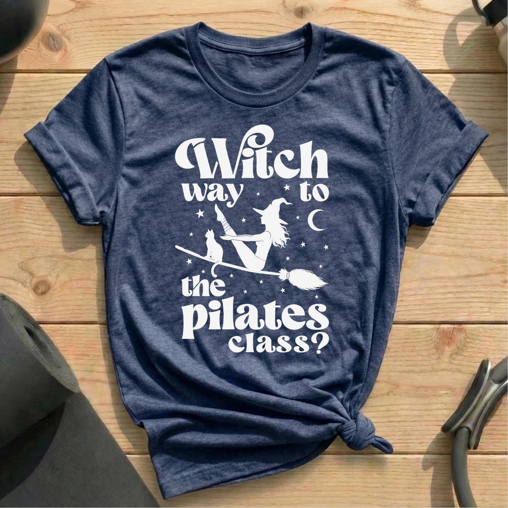 Witch Way Pilates Class T-shirt