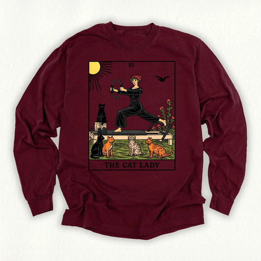 The Cat Lady Long Sleeve T-shirt
