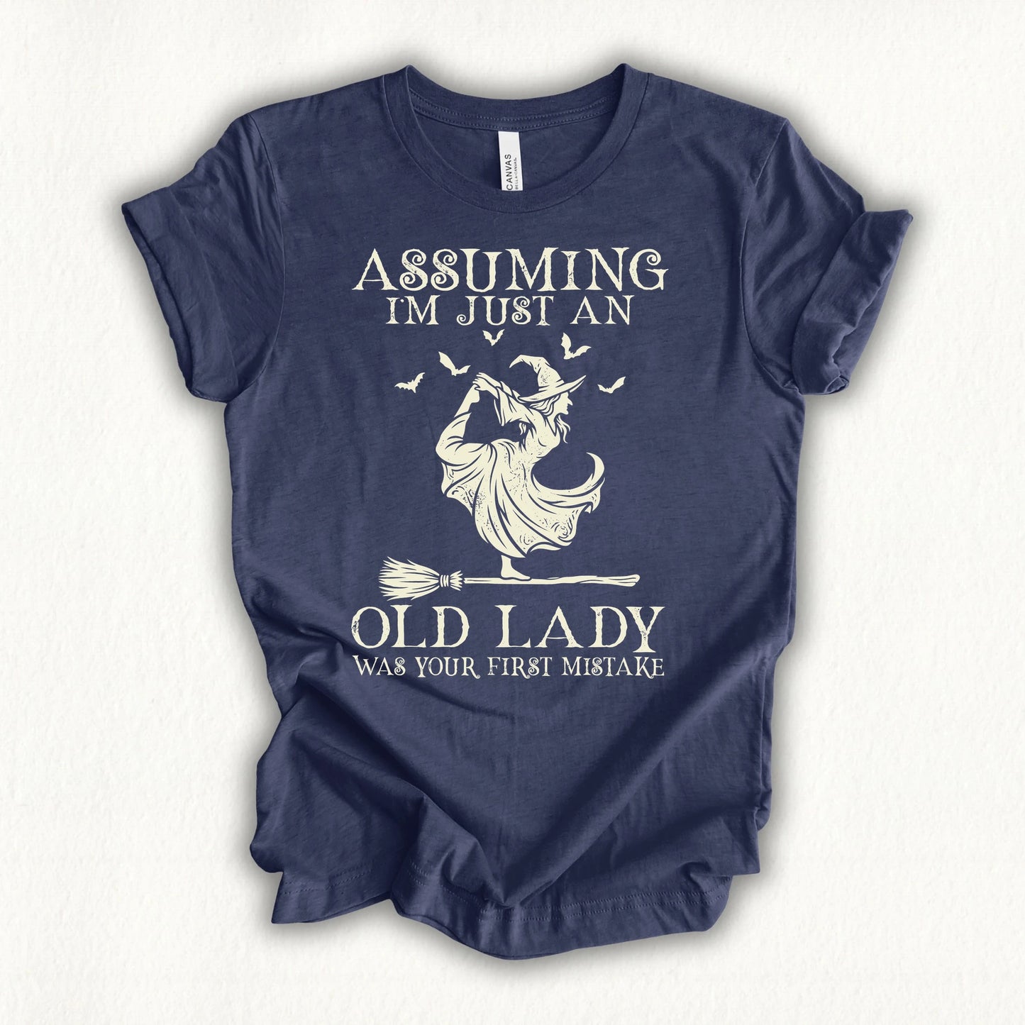 Old Lady Yoga T-shirt