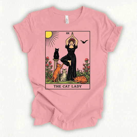 Yoga Cat Lady T-shirt