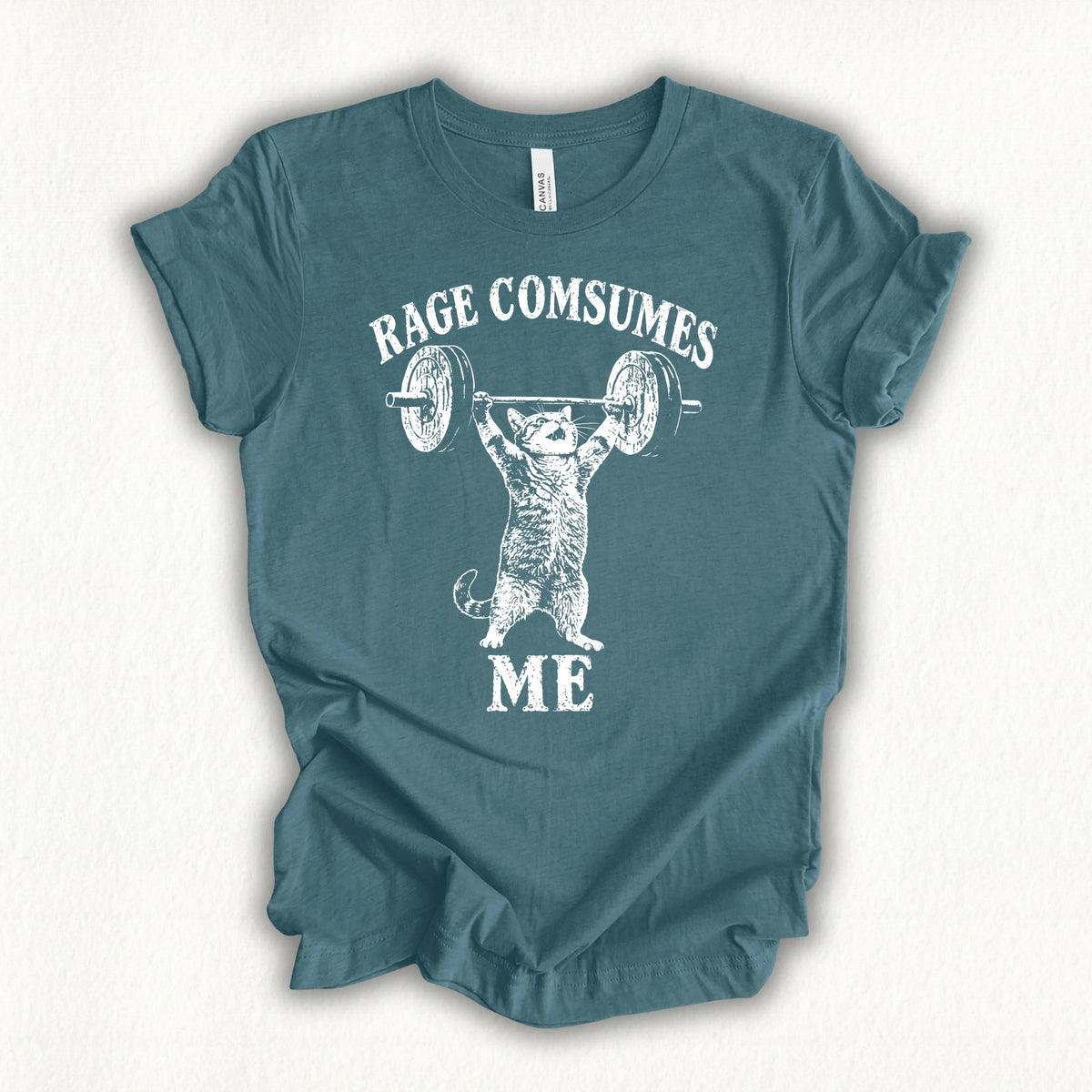 Rage Cat Consumes T-shirt
