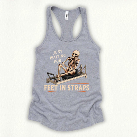 Waiting Feet in Straps Tank Top