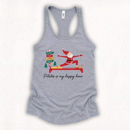 Happy Hour Christmas Tank Top