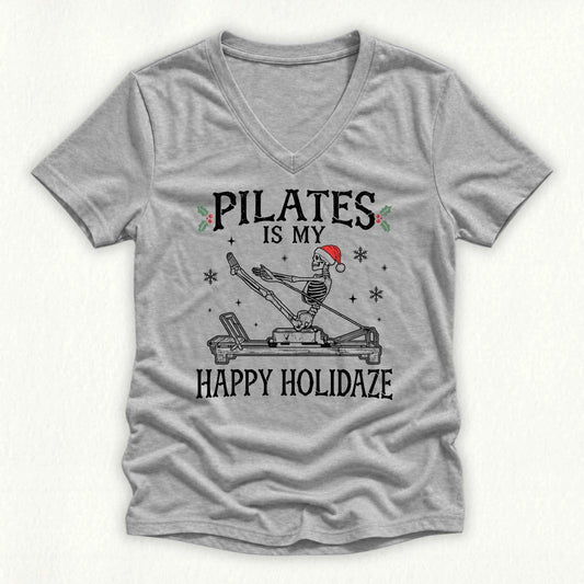 Happy Holidaze Lady V-neck