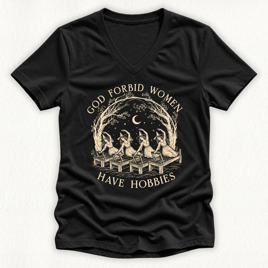 God Forbid Hobbies Lady V-neck