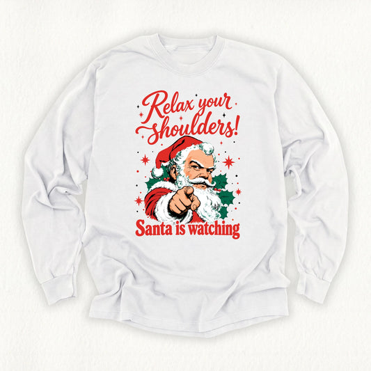 Relax Shoulders Long Sleeve T-shirt