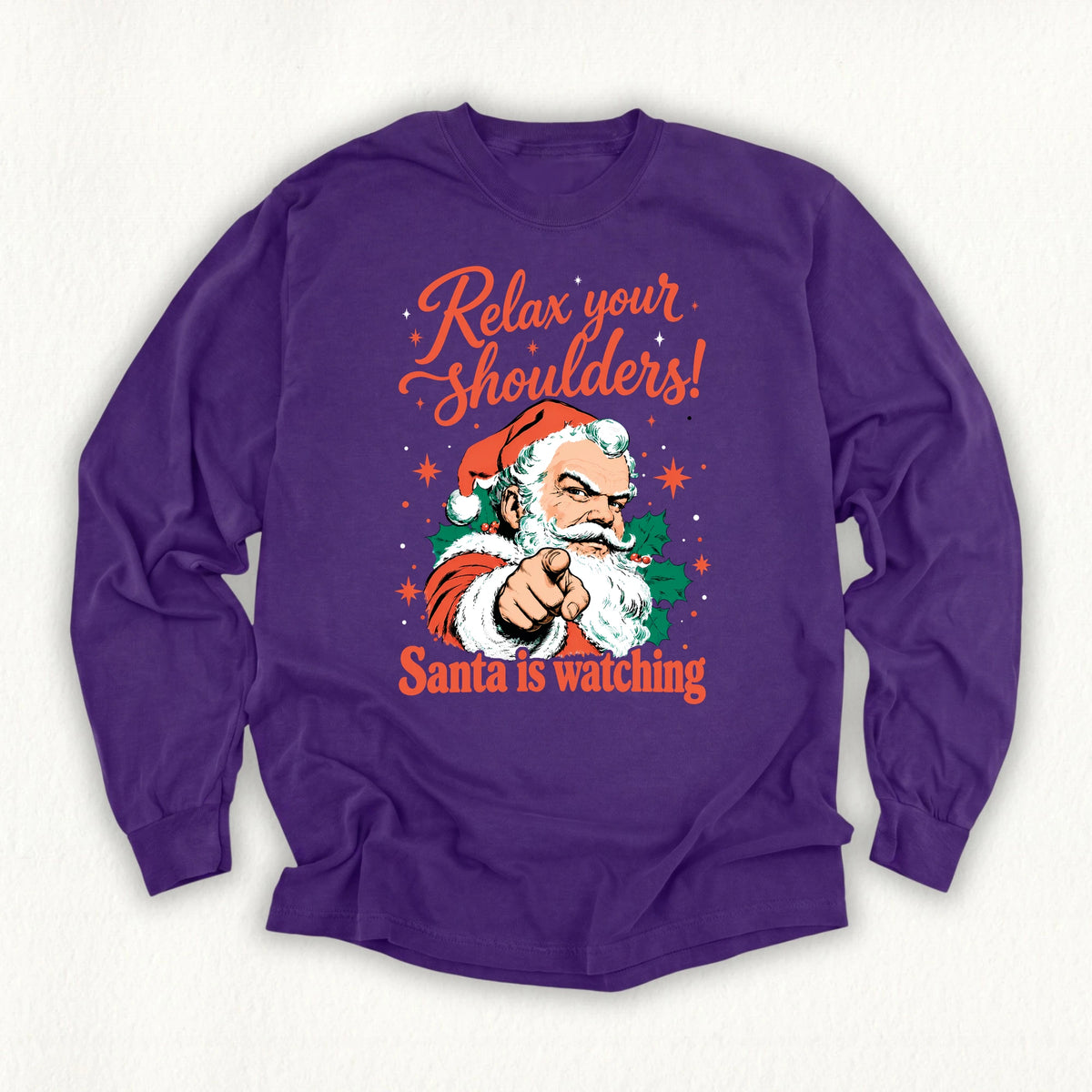 Relax Shoulders Long Sleeve T-shirt