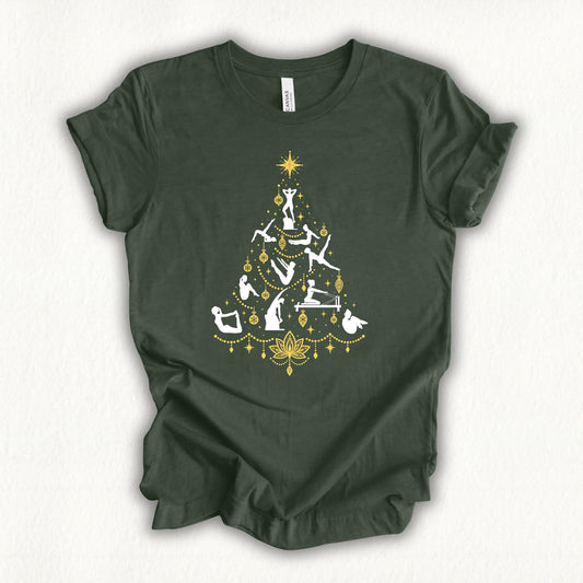 Pilates Poses Tree T-shirt
