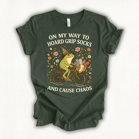 Hoard Grip Socks T-shirt - in MindCloth Pilates Tshirt Collection