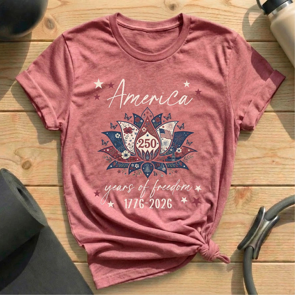 America 250th Lotus T-shirt