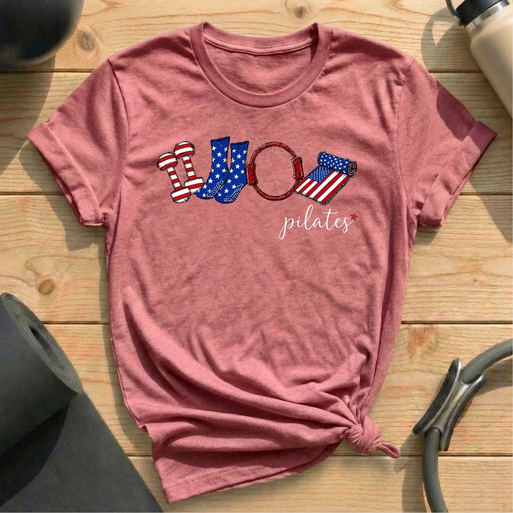 America in Pilates T-shirt