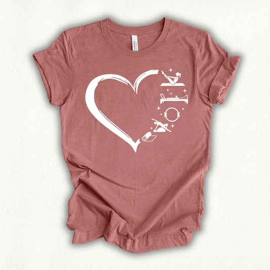 Heart Shape Pilates T-shirt