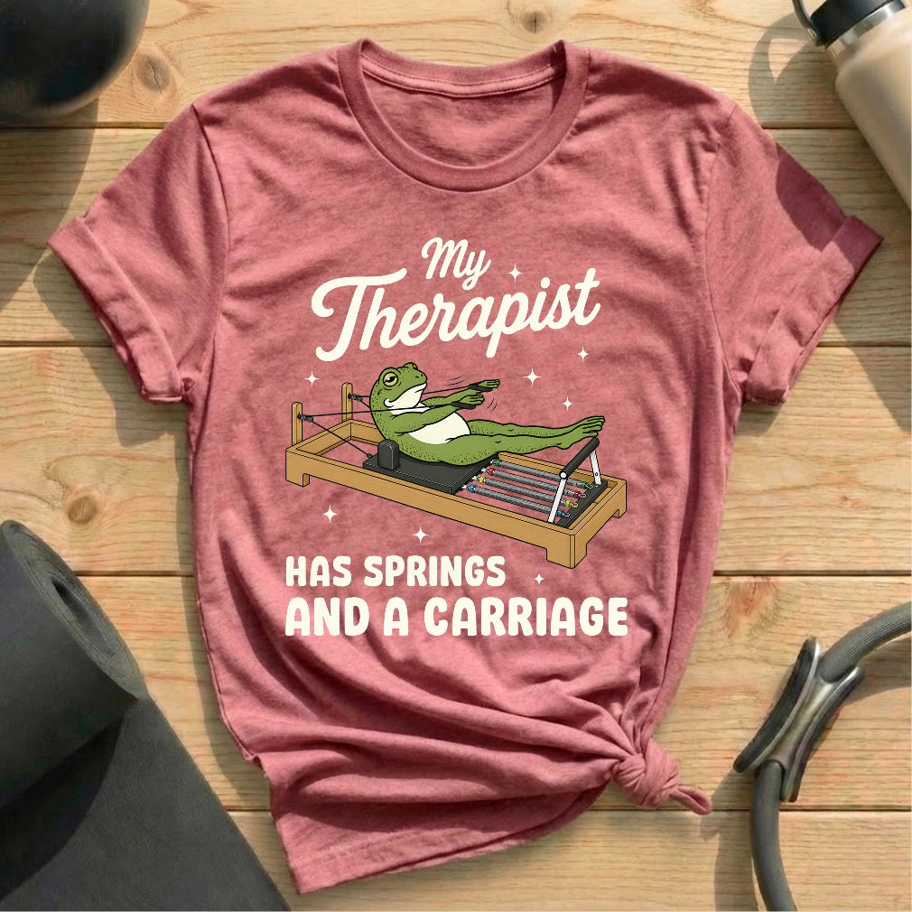 My Therapist T-shirt - in MindCloth Pilates Tshirt Collection