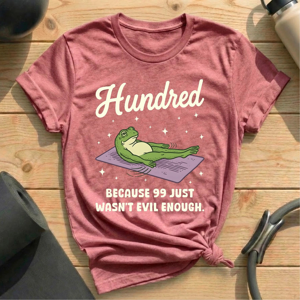 The Hundred Evil T-shirt - in MindCloth Pilates Tshirt Collection