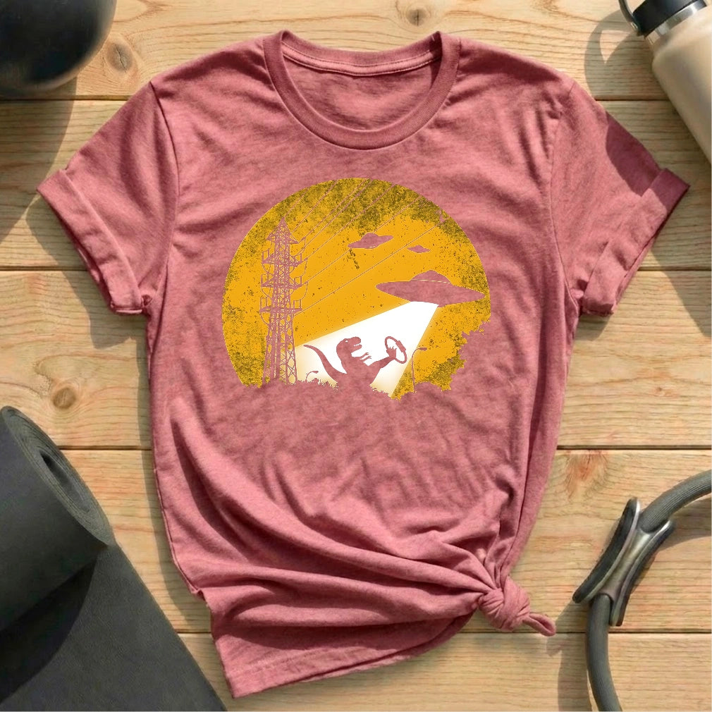 UFO Dinosaur T-shirt