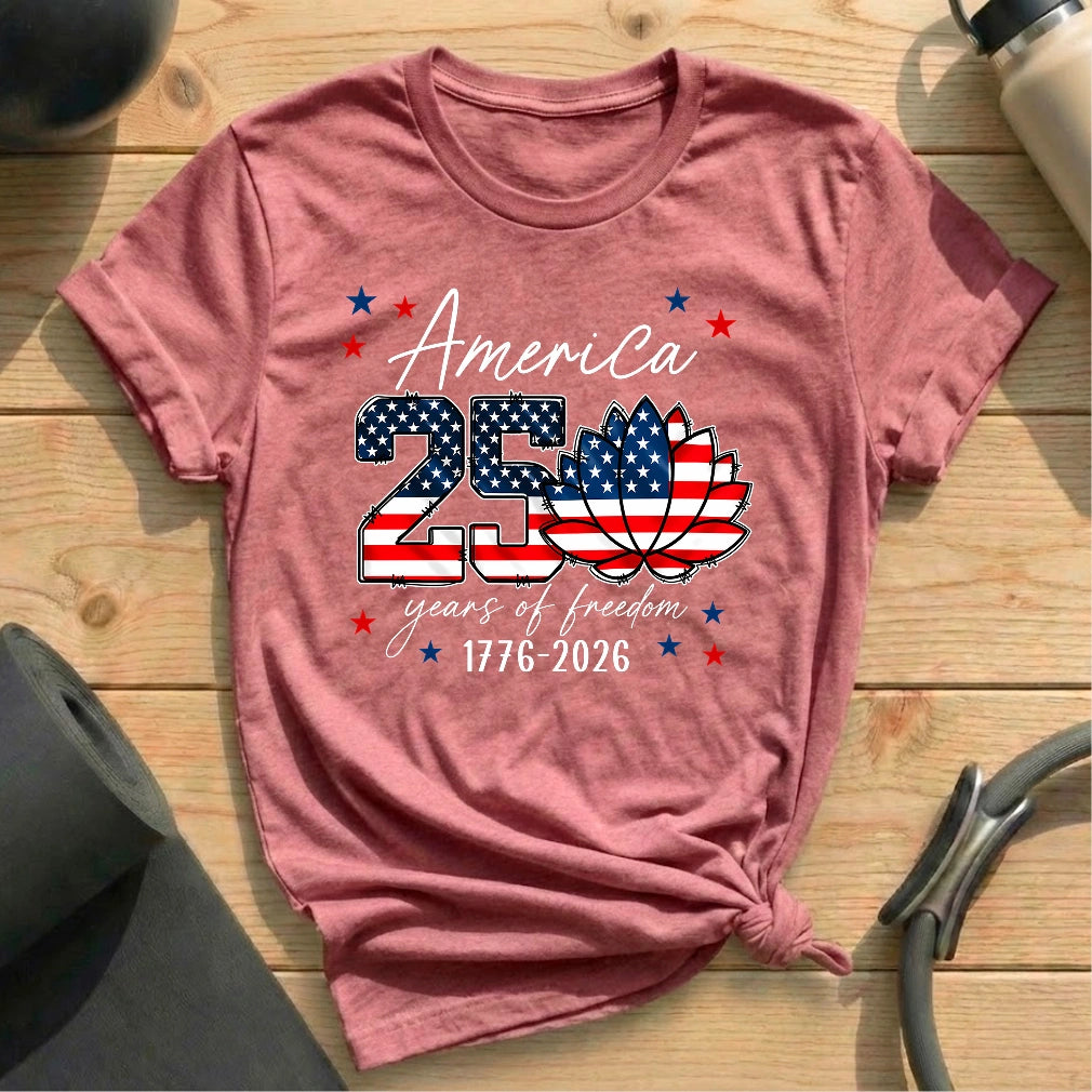 USA 250th Lotus T-shirt