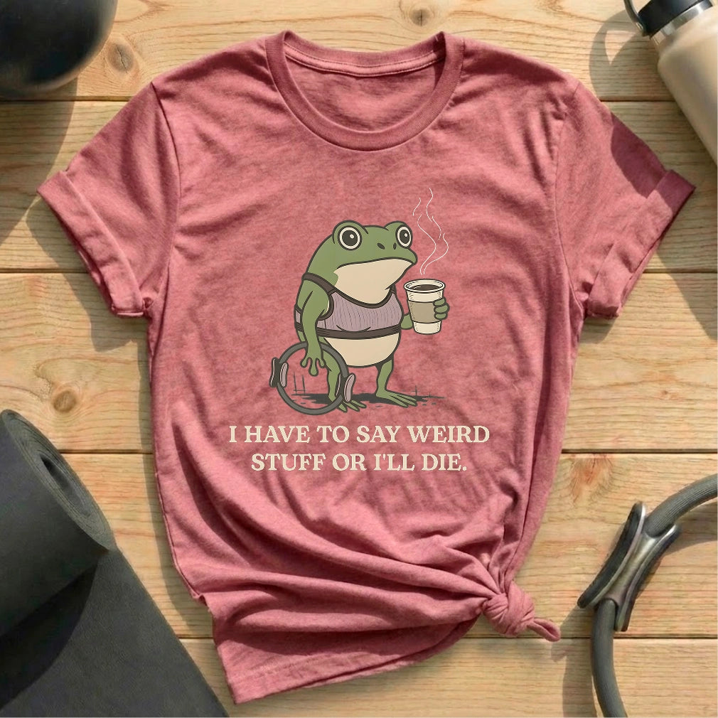 Weird Instructor T-shirt - in MindCloth Pilates Tshirt Collection