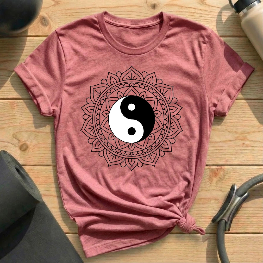 Yin Yang Mandala T-shirt
