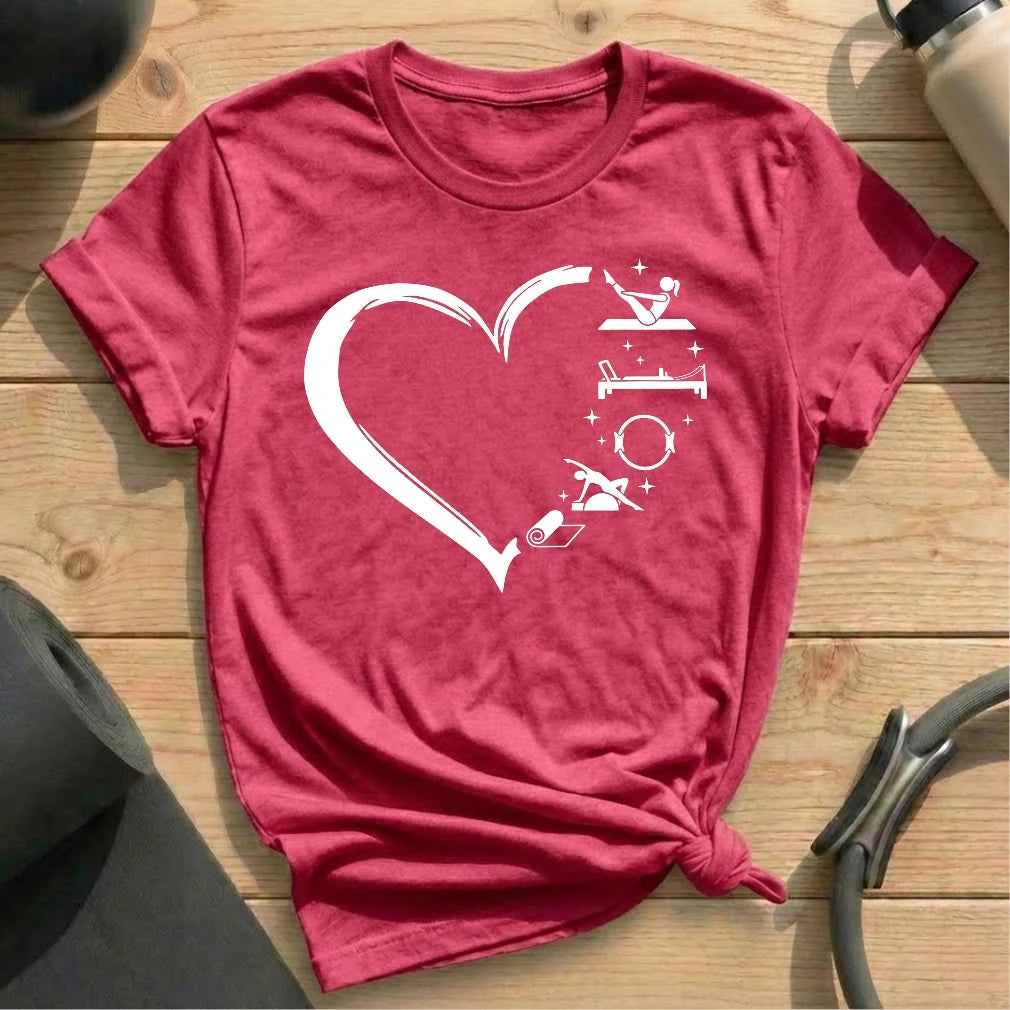 Heart Shape Pilates T-shirt