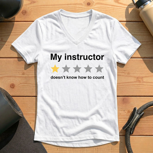 Instructor Rating Lady V-neck