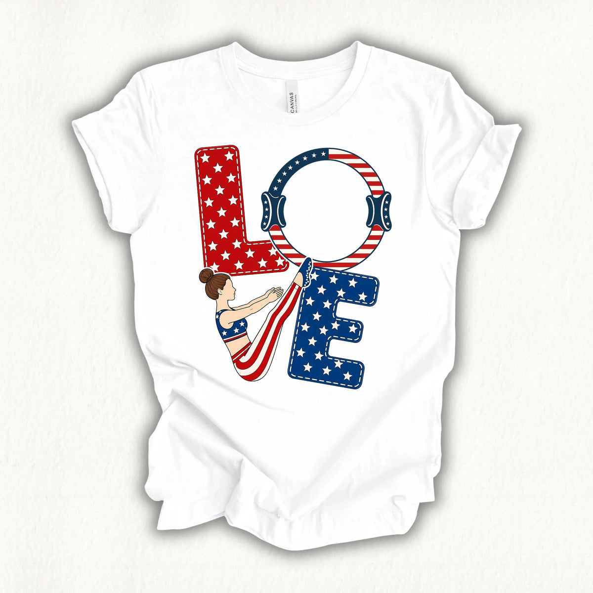Love USA T-shirt - in MindCloth Pilates Tshirt Collection