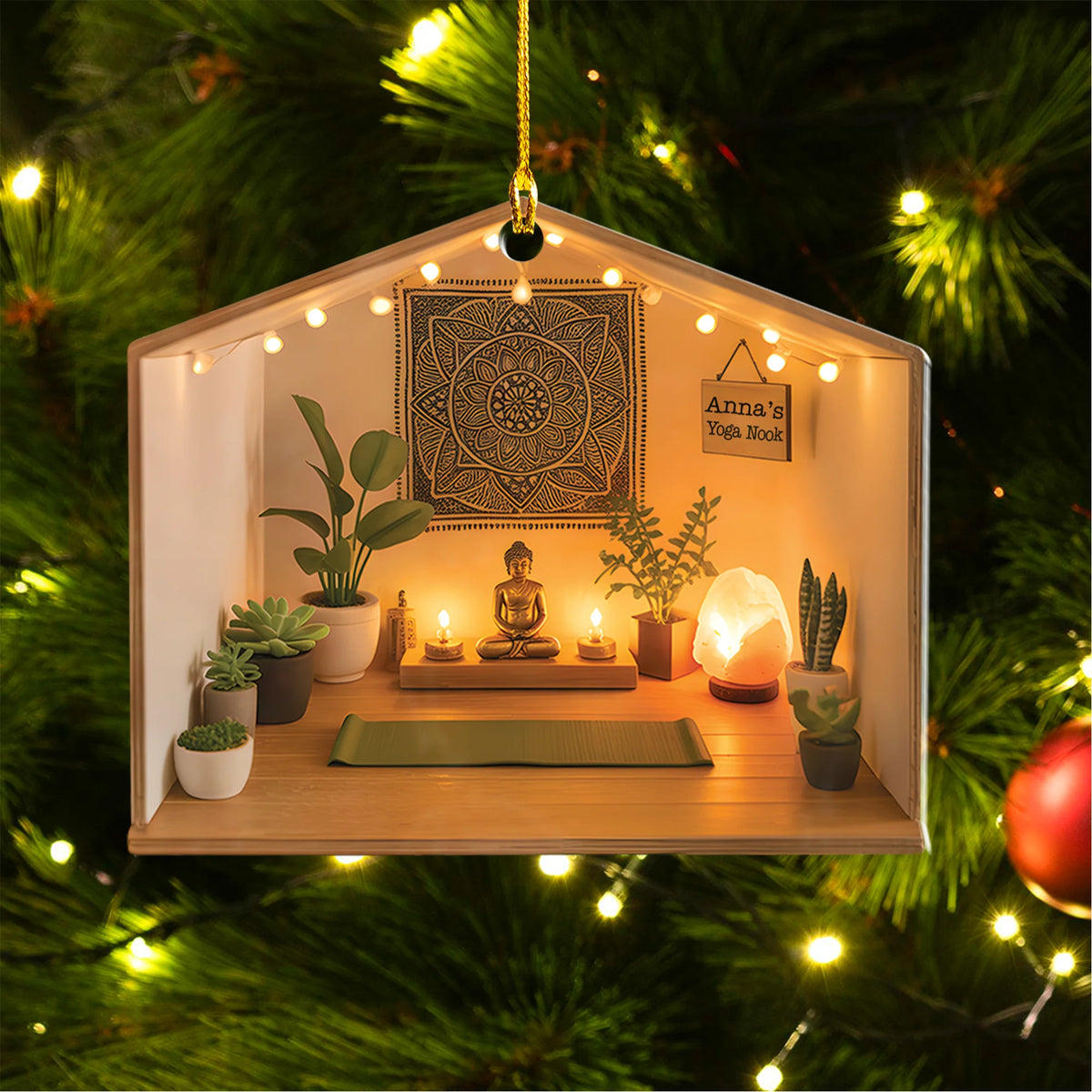 Yoga Nook Acrylic Ornament